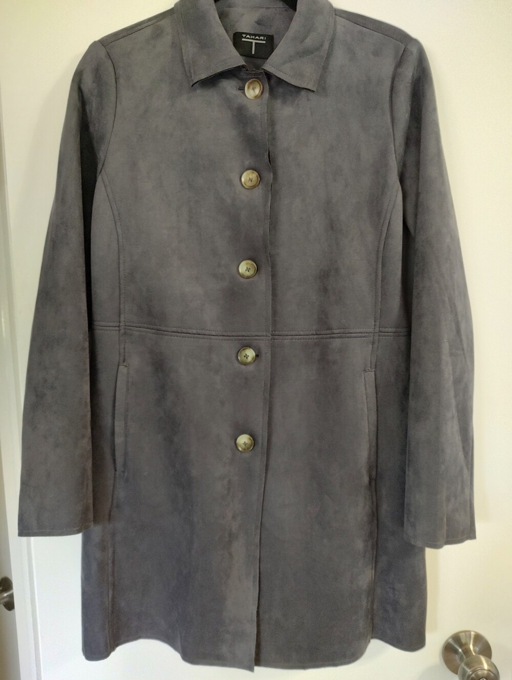 NWT Tahari Faux Suede Jacket